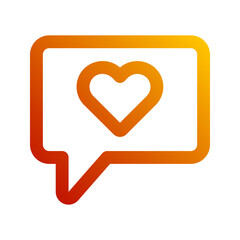 feedback gradient icon