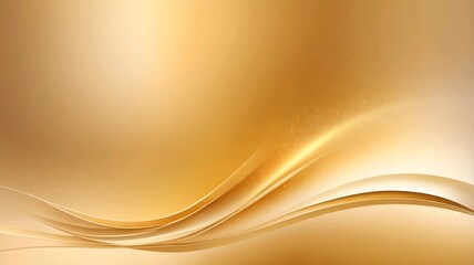 Obraz premium Gold gradient blurred background with soft glowing backdrop, background texture for design