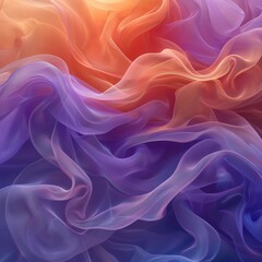 Fototapeta premium Rainbow colored wave abstract painting