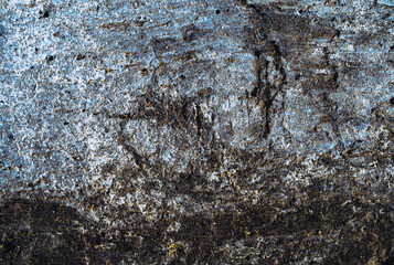 Texture of old gray rough concrete wall for background.