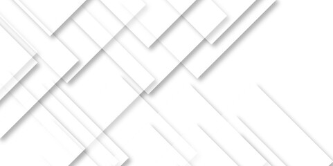 Abstract retro pattern seamless light white geometric square and line vector background. White and gray geometric square technology seamless white banner concept for business and presentation purpose