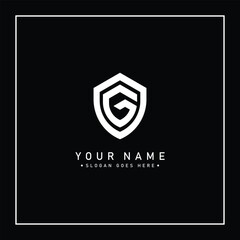 Letter G Protection Shield Logo