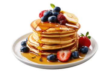 Pancake isolated on transparent background