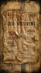 Newspaper paper grunge vintage old aged texture background