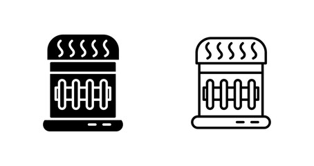 Gas Heater Vector Icon