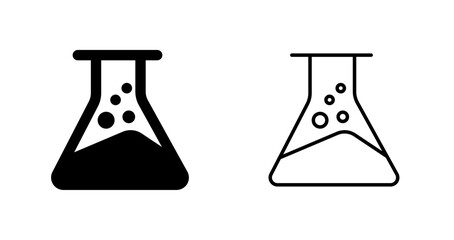 Chemical Flask Vector Icon