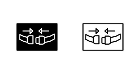 Seat Belt Vector Icon