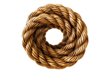 Rope isolated on transparent background