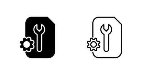 Configuration Vector Icon