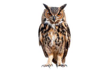 Owl isolated on transparent background