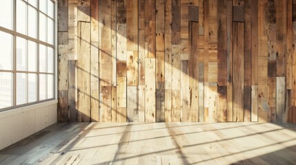 Design space of wooden wall -