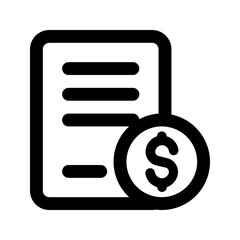 invoice line icon