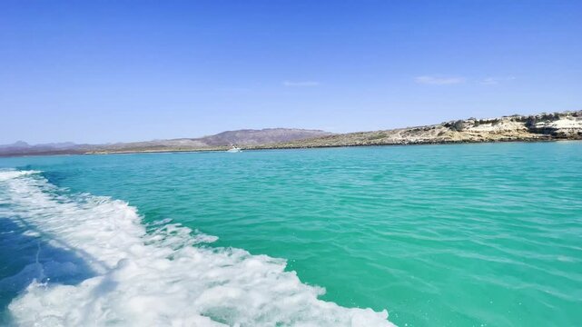 Sailing thru sea of Cortez, Baja California Sur, Mexico