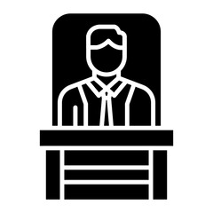 CEO vector icon. Can be used for Business Training iconset.