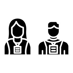 Fully Engaged Participant vector icon. Can be used for Business Training iconset.