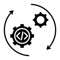 Automation vector icon. Can be used for No Code iconset.