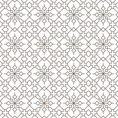 Fototapeta premium Seamless abstract geometric pattern with a modern line style