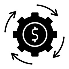 Business Process Automation vector icon. Can be used for No Code iconset.