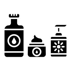 Cosmetics vector icon. Can be used for Skincare iconset.