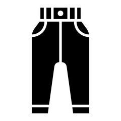 Sweatpants vector icon. Can be used for Comfort iconset.