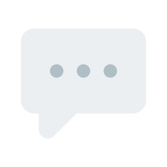 message flat icon