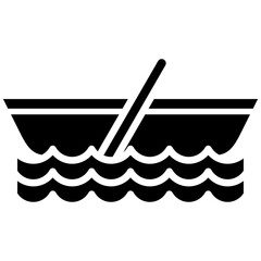 Boat vector icon. Can be used for Coastline iconset.