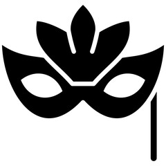 Venetian Mask vector icon. Can be used for Italy iconset.