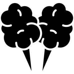 Cotton Candy vector icon. Can be used for Festa Junina iconset.