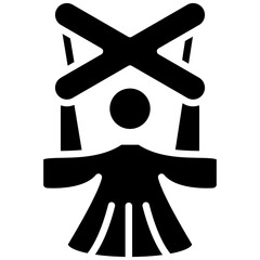 Puppet Master vector icon. Can be used for Corruption iconset.