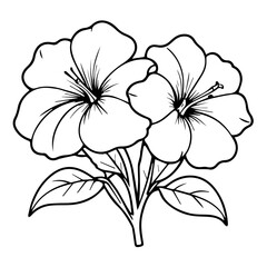 hand drawn flower
