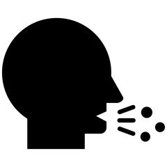 Infectious Droplets vector icon. Can be used for Infectious Diseases iconset.