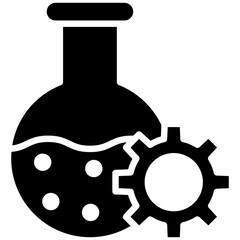 Catalyst vector icon. Can be used for Lab iconset.