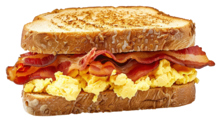 PNG  Delicious bacon egg sandwich