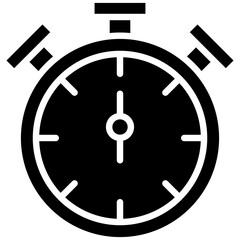 Timer vector icon. Can be used for Rugby iconset.