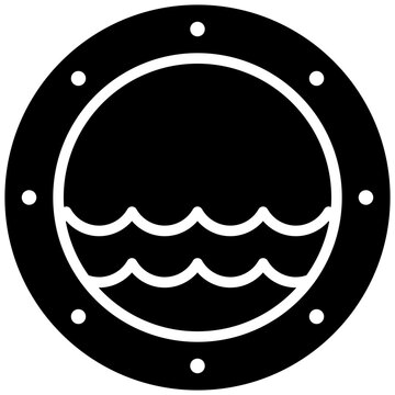 recommend clip art: Porthole vector icon. Can be used for Ocean iconset.
