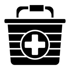 Obraz premium Shopping Bucket vector icon. Can be used for Supermarket iconset.