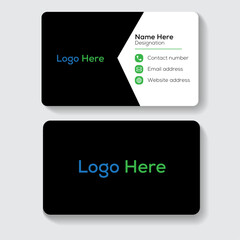 Modern creative business card design