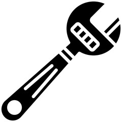 Wrench vector icon. Can be used for Manufacturing iconset.