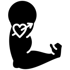 Tattoo Art vector icon. Can be used for Art and Craft Supplies iconset.