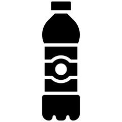 Cola Bottle vector icon. Can be used for Beverages iconset.