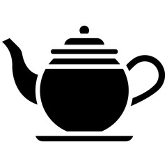 Tea Pot vector icon. Can be used for Beverages iconset.