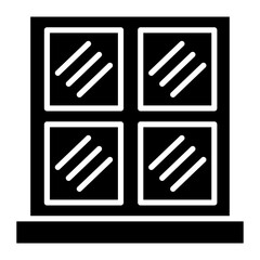 Window Frame vector icon. Can be used for Home Improvements iconset.