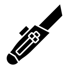 Utility Knife vector icon. Can be used for Home Improvements iconset.