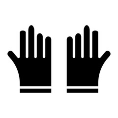 Protective Gloves vector icon. Can be used for Home Improvements iconset.