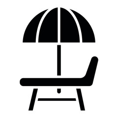 Vacation vector icon. Can be used for Vacation Planning iconset.