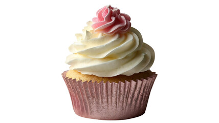 cupcake cake on transparent isolated background (PNG)