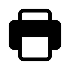 print glyph icon