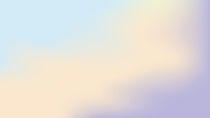 Light abstract background of pastel colors. Blue, cream, purple wallpaper. Gradient vector background.