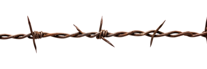 PNG Barbed wire white background forbidden weaponry.