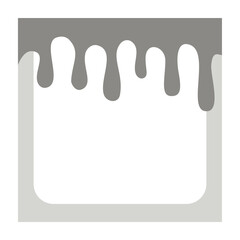 The rectangular note paper was colored with a greasy liquid.